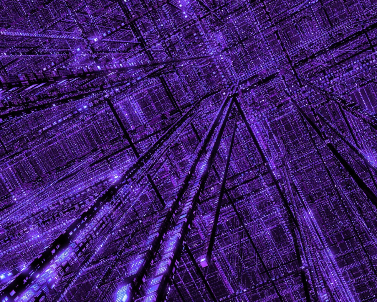 Цифровая фиолетовая матрица