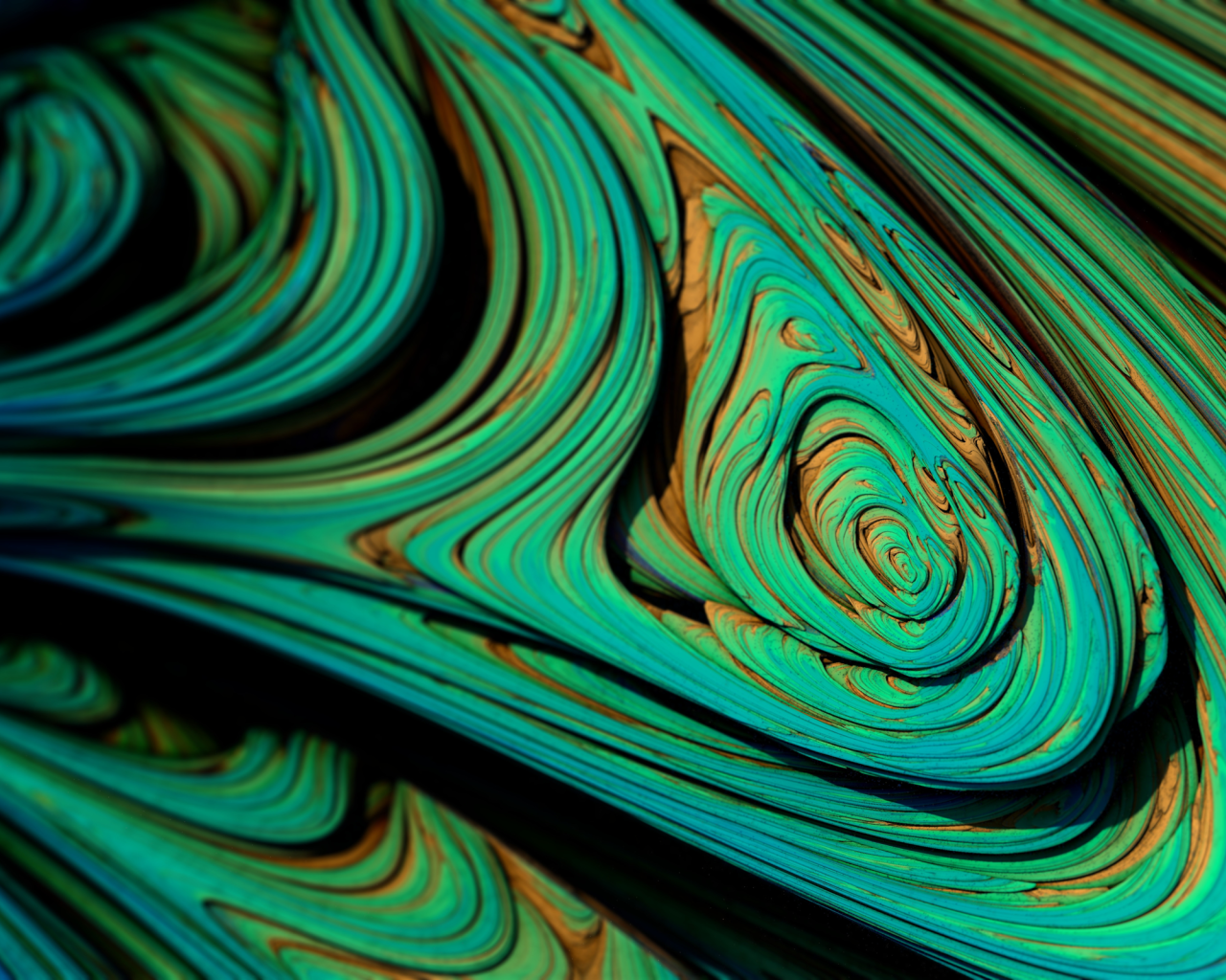 Искажение зеленого пространства