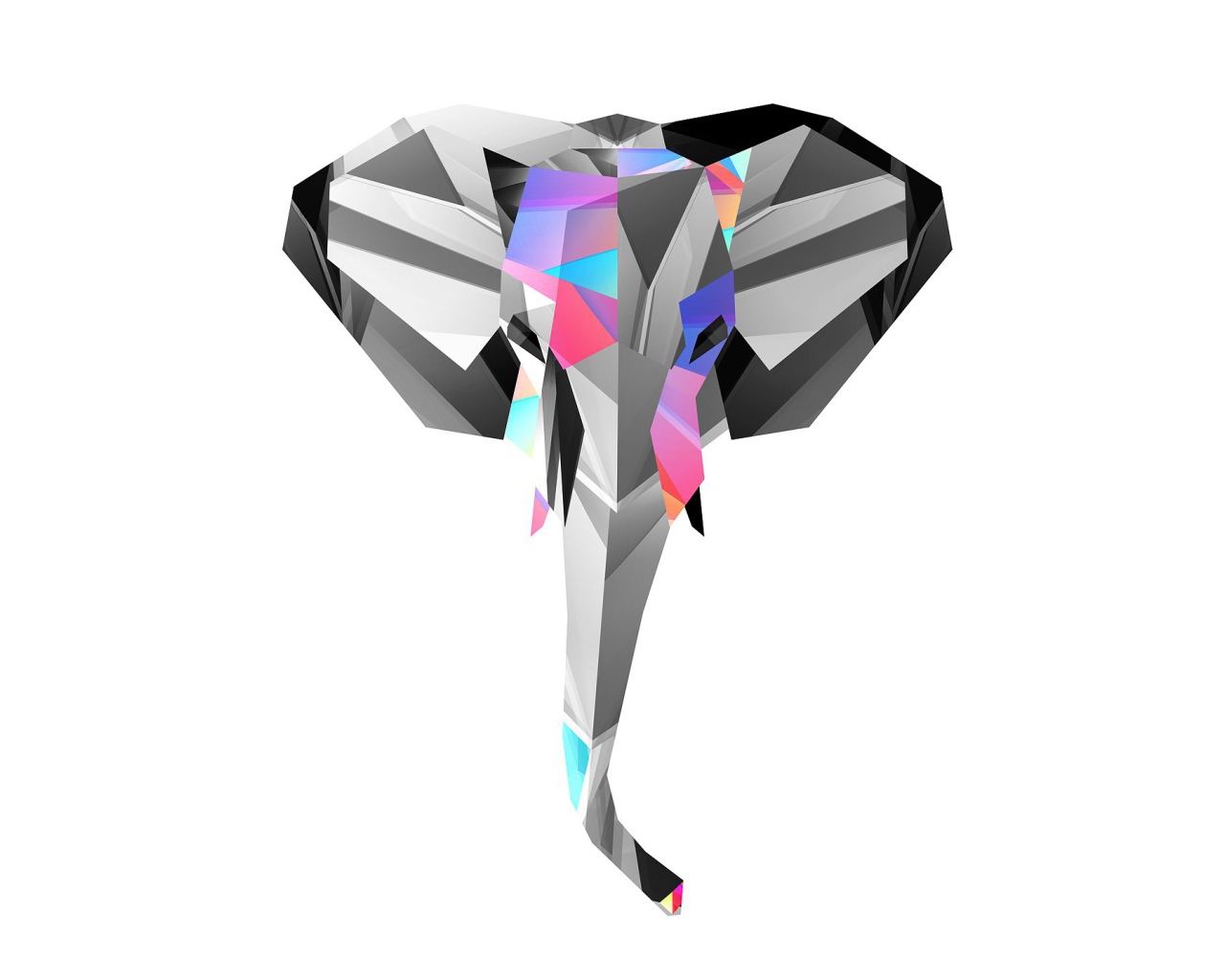 Слон, 3-Д графика