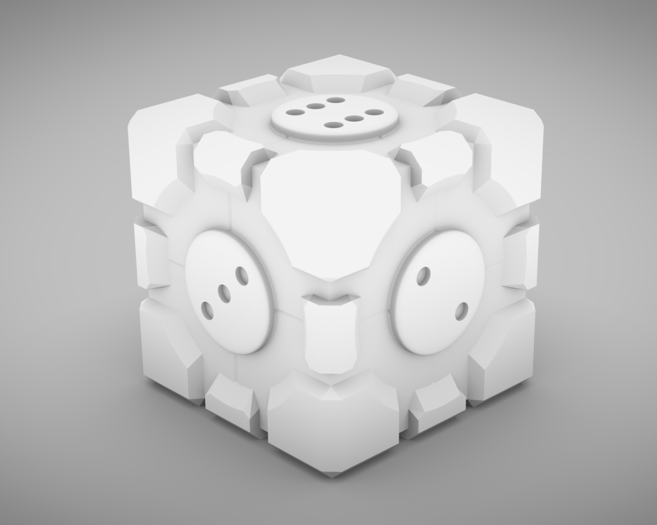 Футуристический игральный кубик