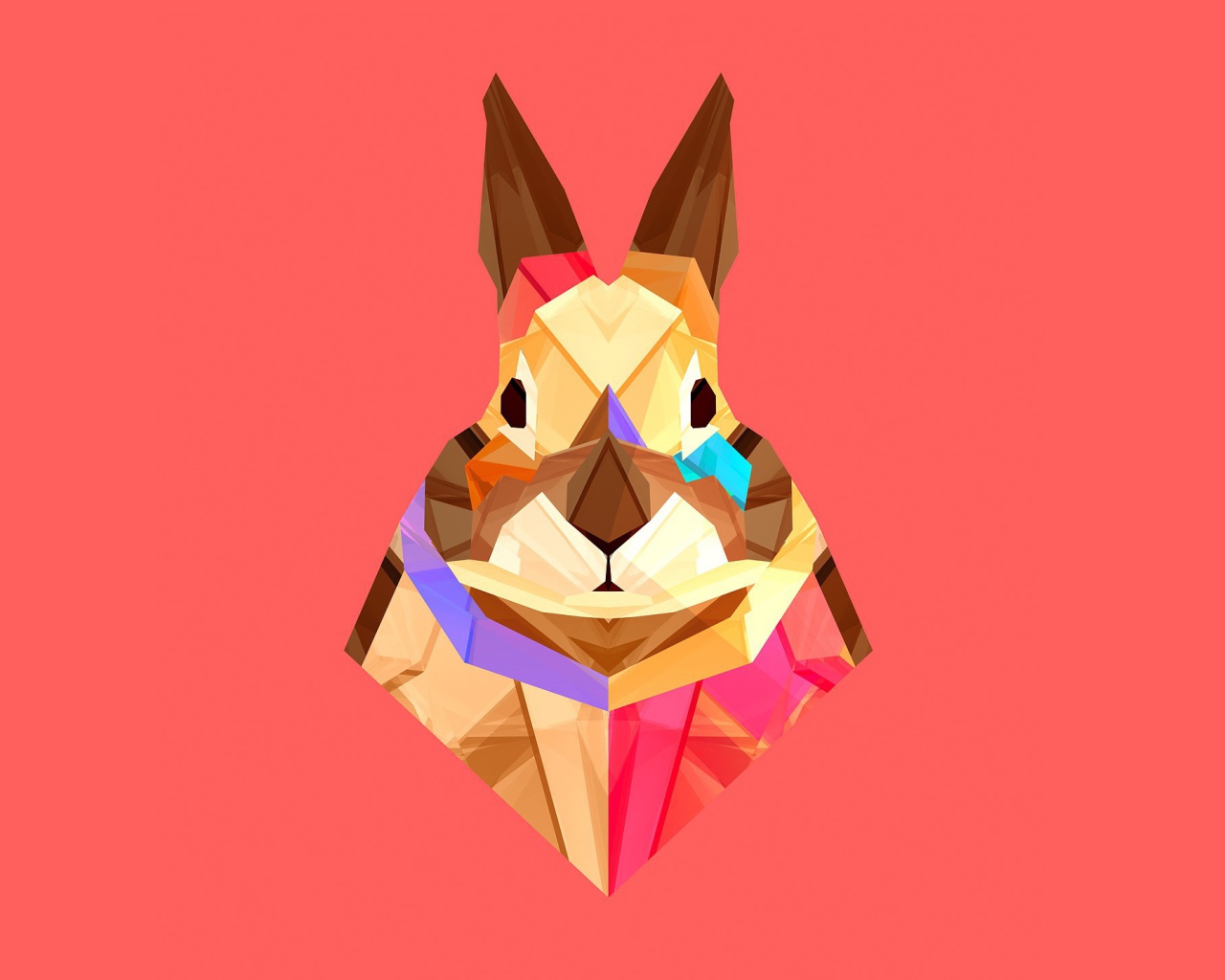 Заяц, 3-Д графика