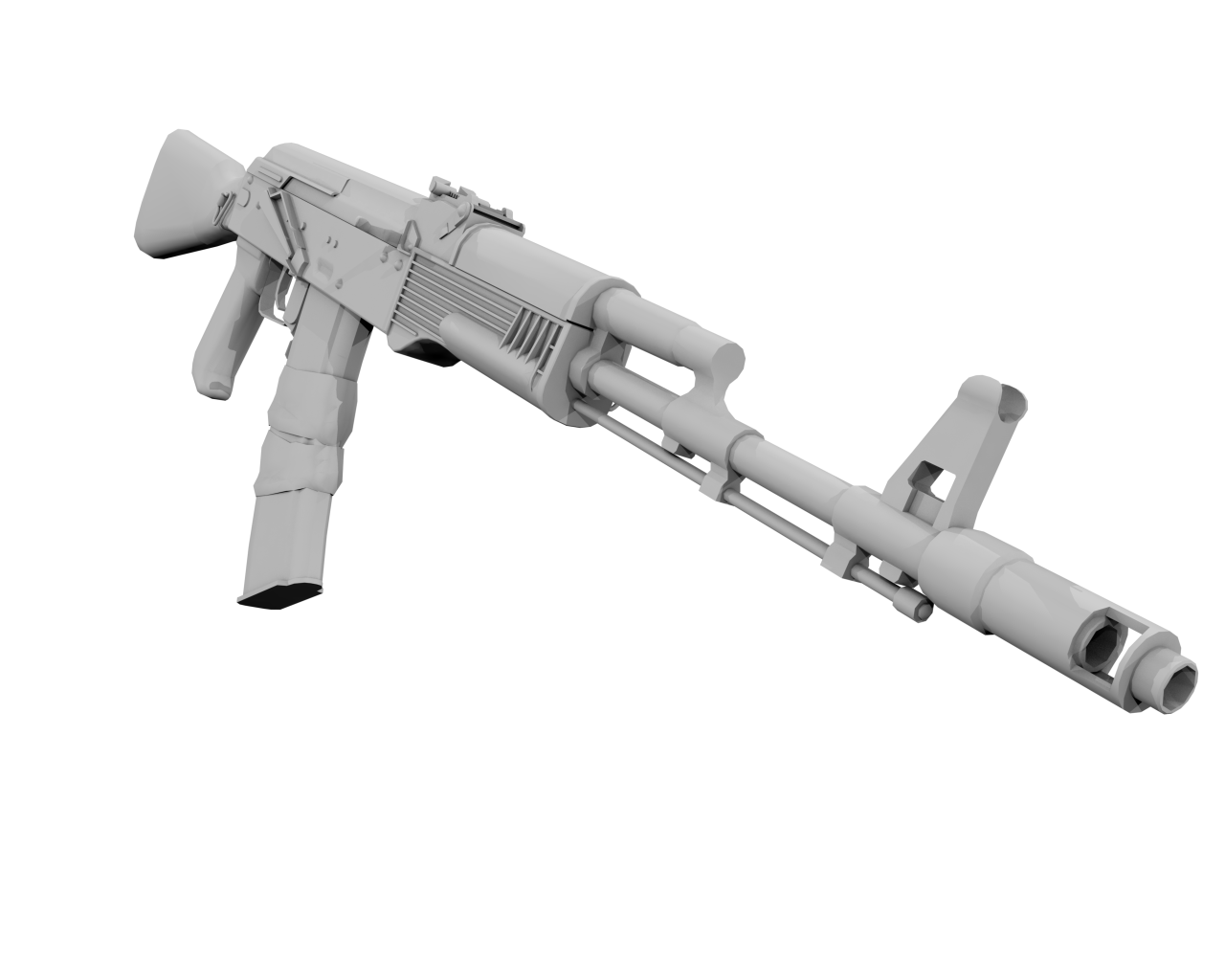 Модель оружия, 3-Д графика