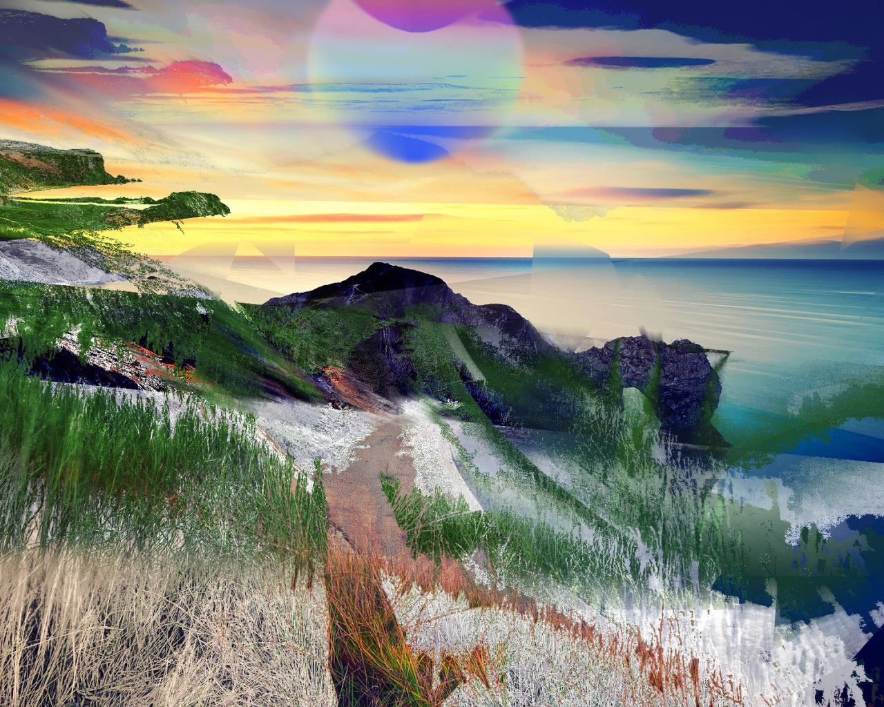 Psychedelic seascape