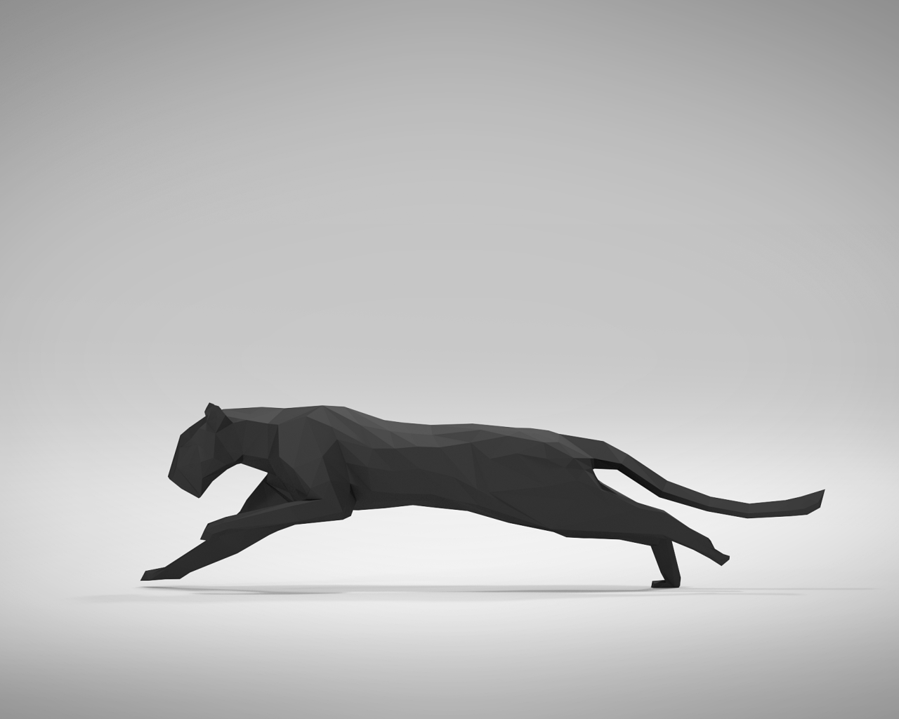 Пума в 3-Д графике