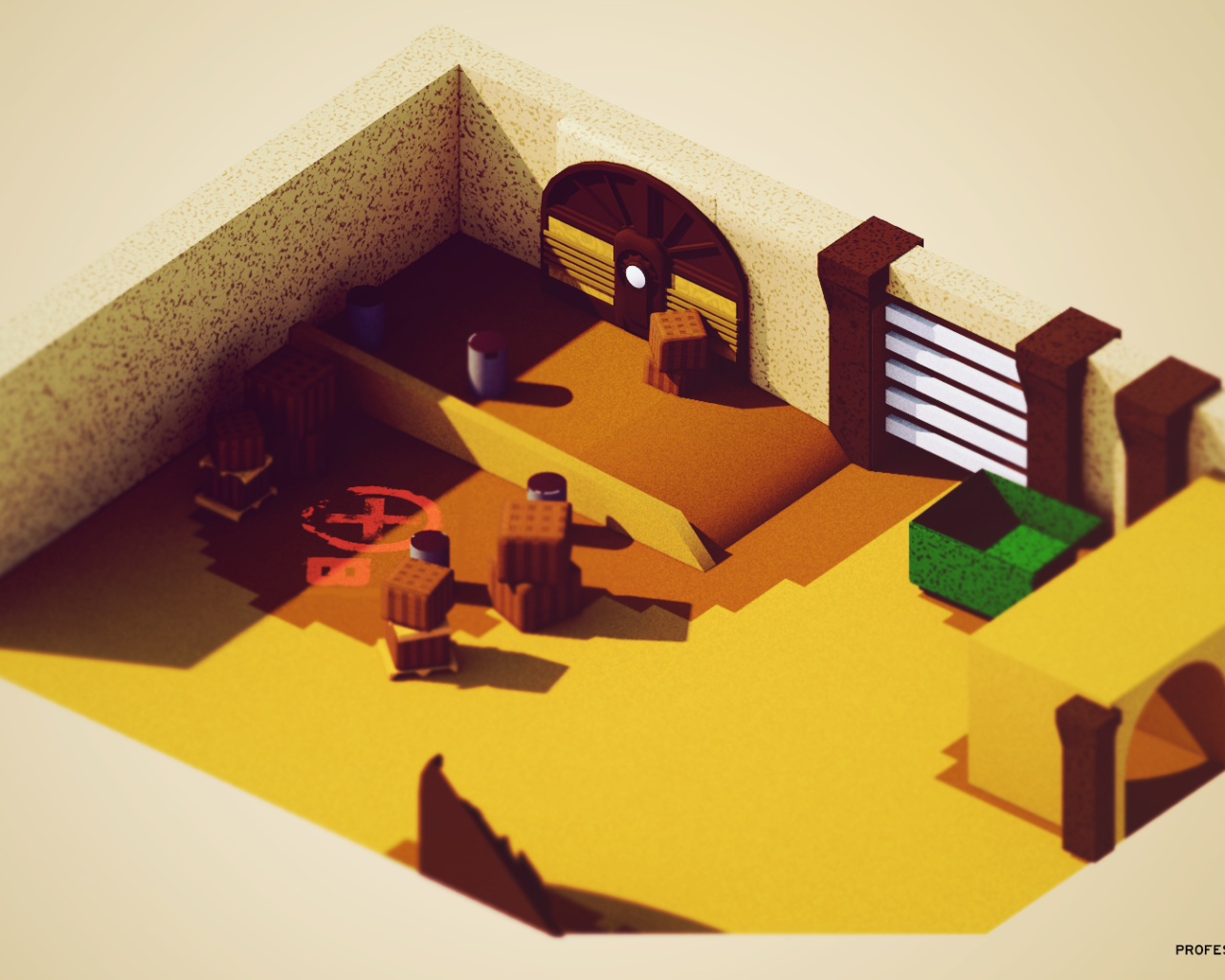 Комната в игре, 3Д графика