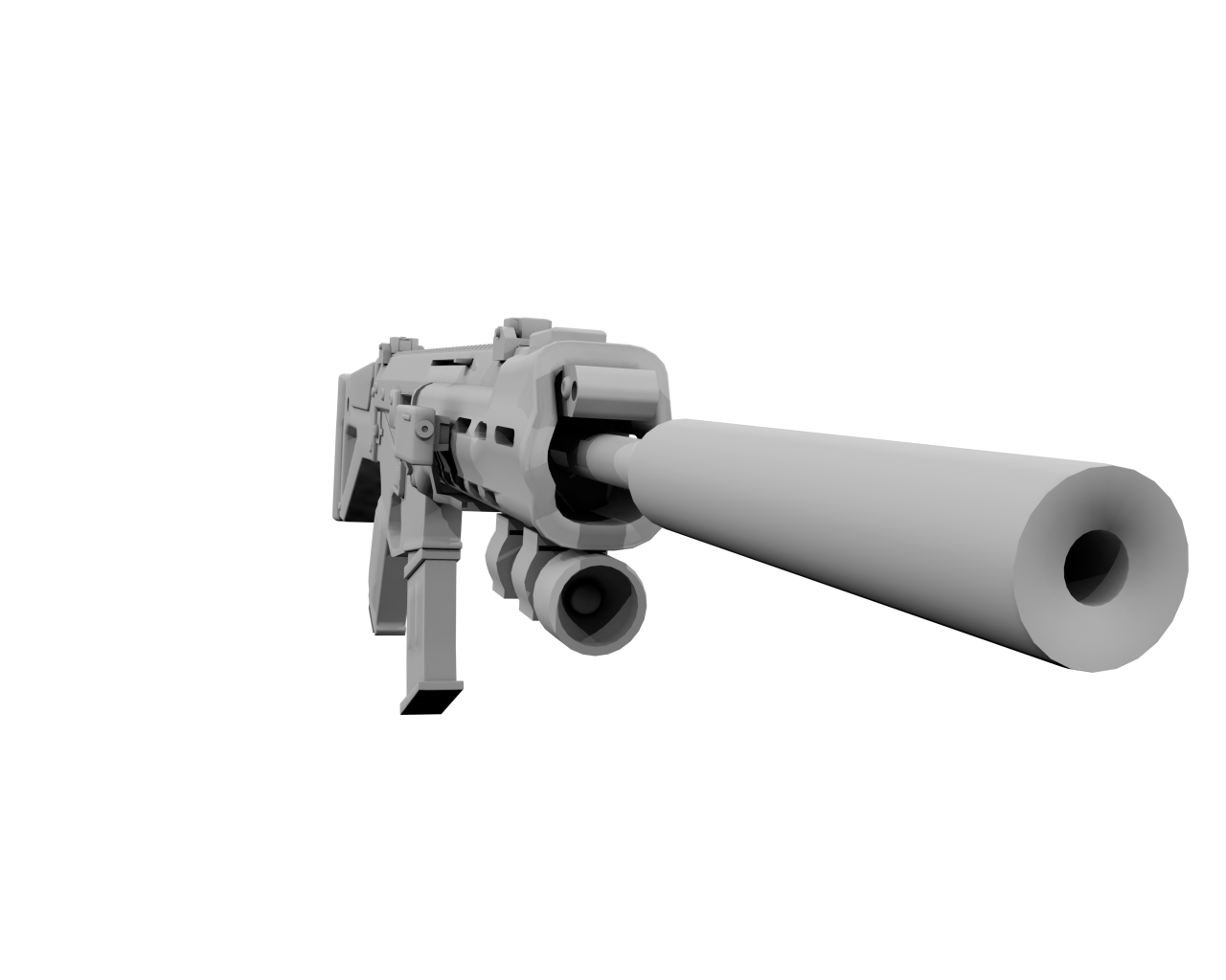 Снайперская винтовка, 3Д модель