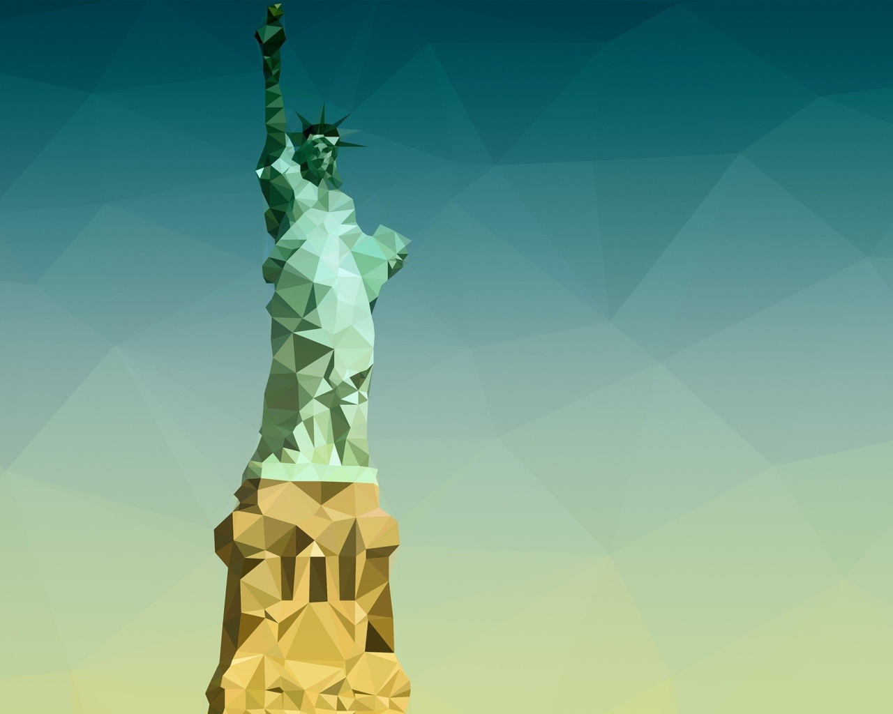 Статуя Свободы, 3-Д графика