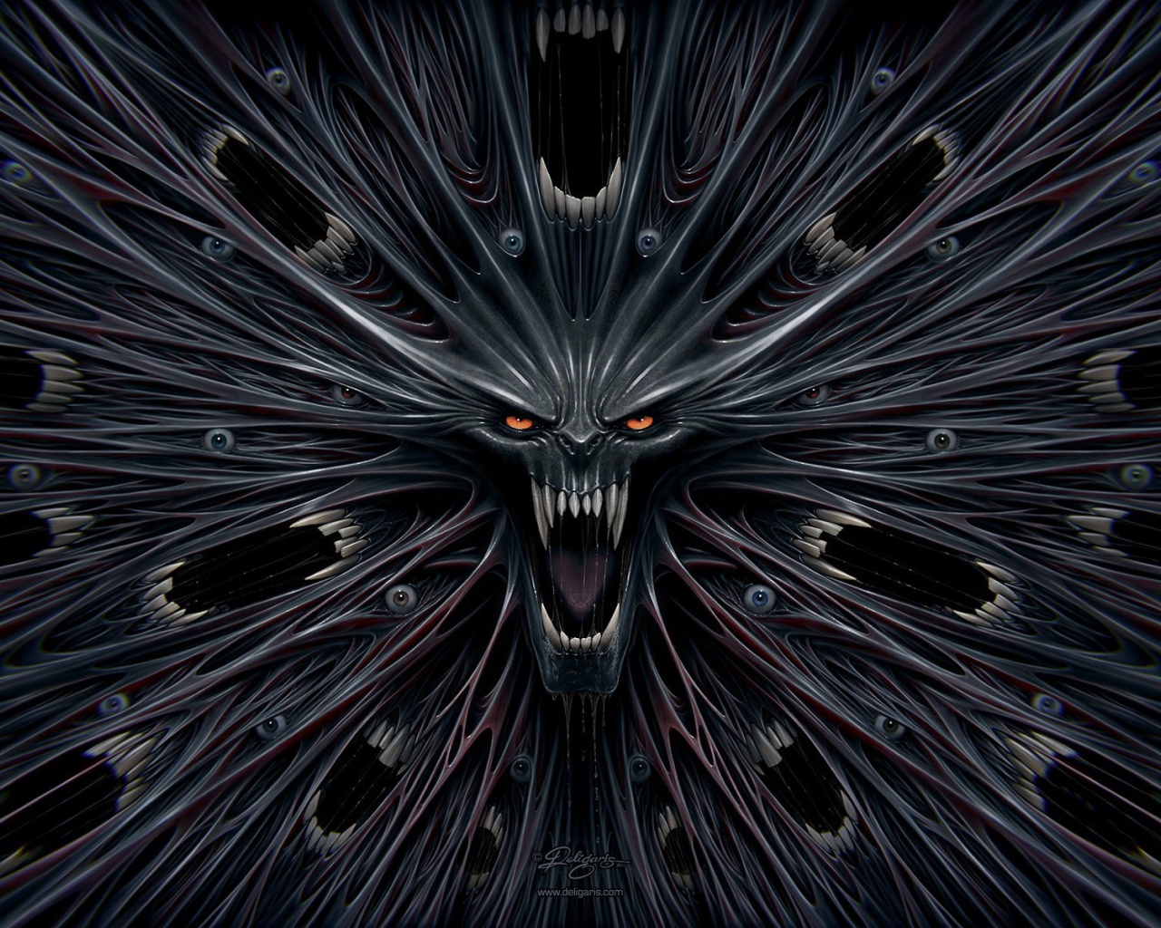 Симметричный фантастический монстр