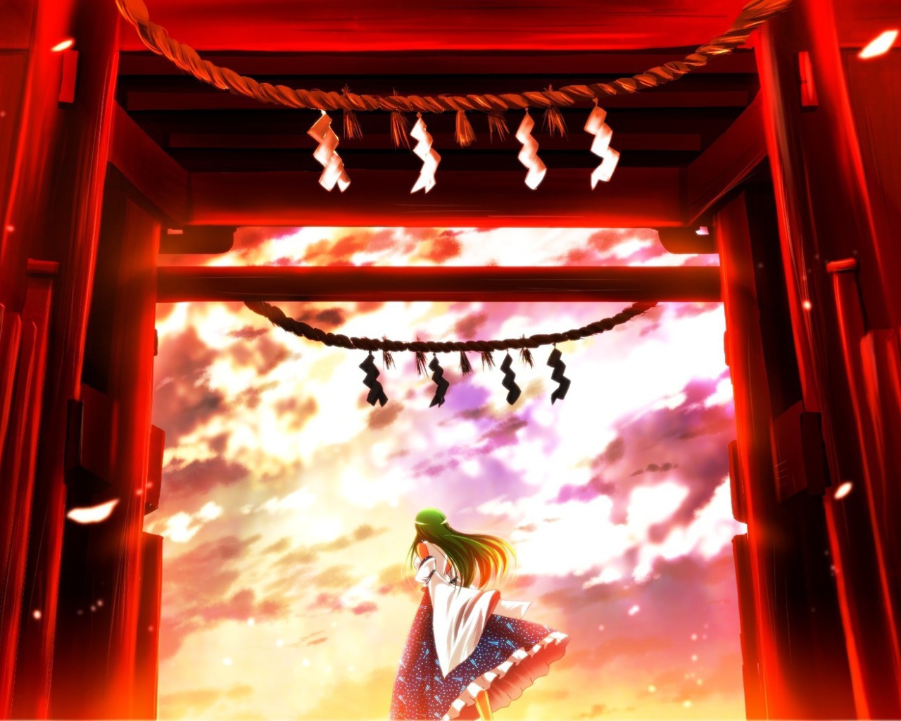 Храм в аниме Touhou Project