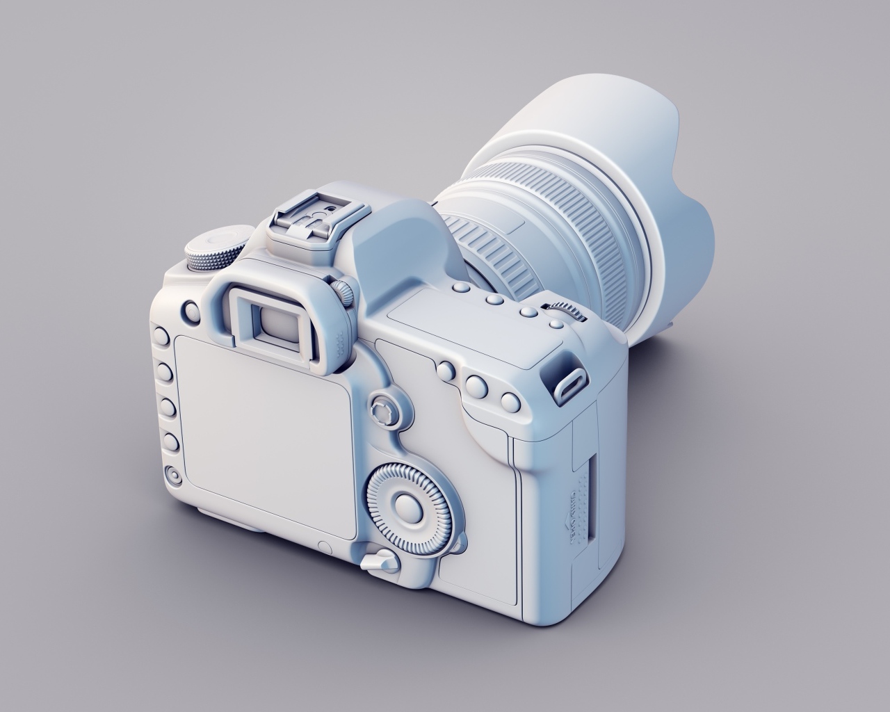 Модель фотоаппарата, 3-Д графика