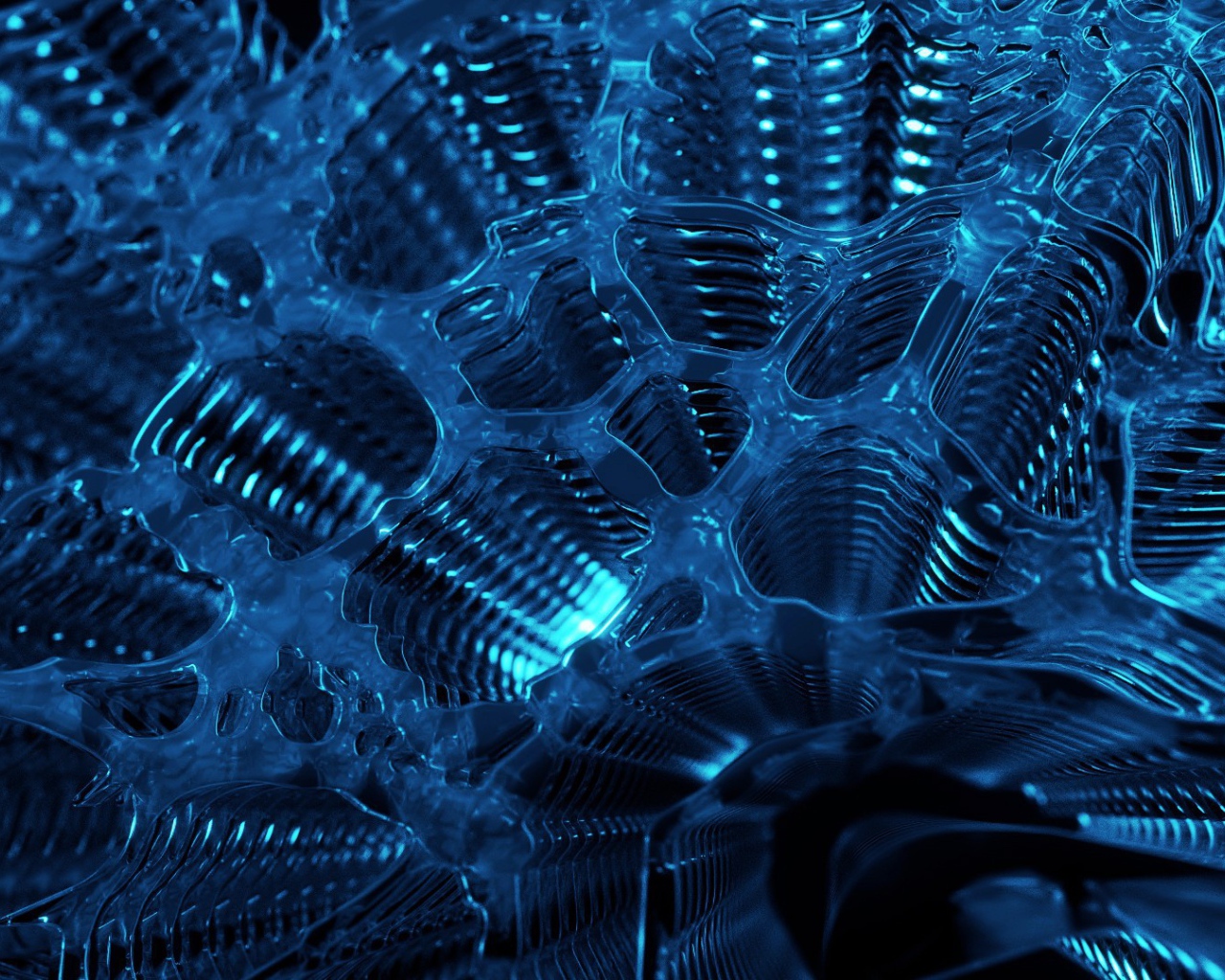 Объемная структура из льда