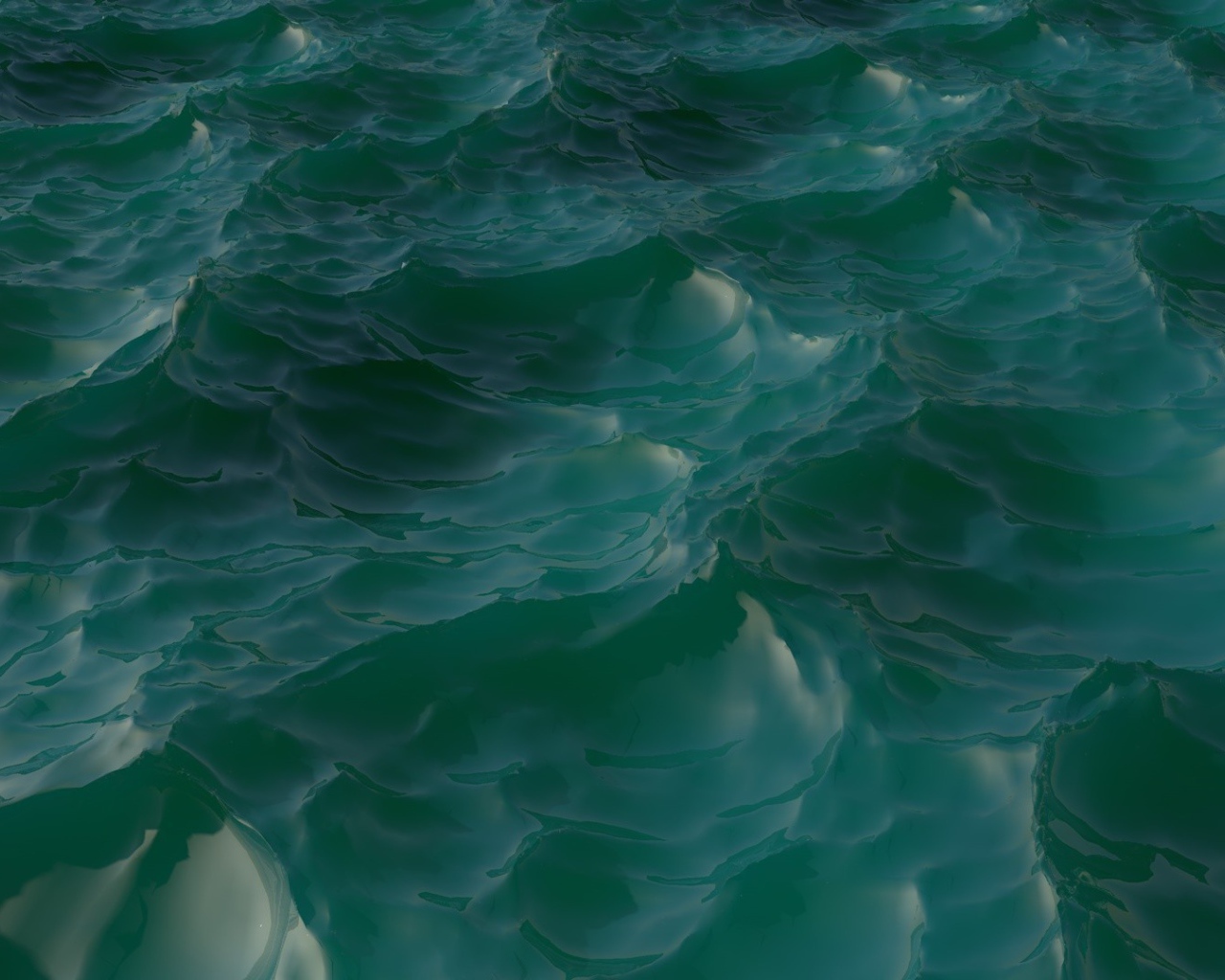 Волны воды 3-Д графика