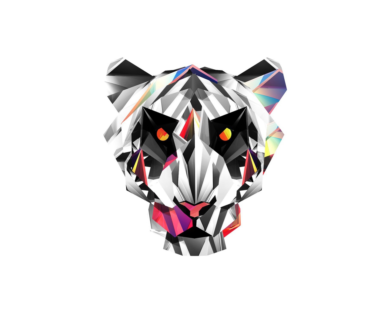 Белый тигр, 3-Д графика