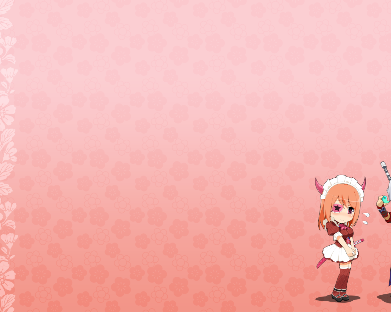 Парень и девушка в аниме Onigirl