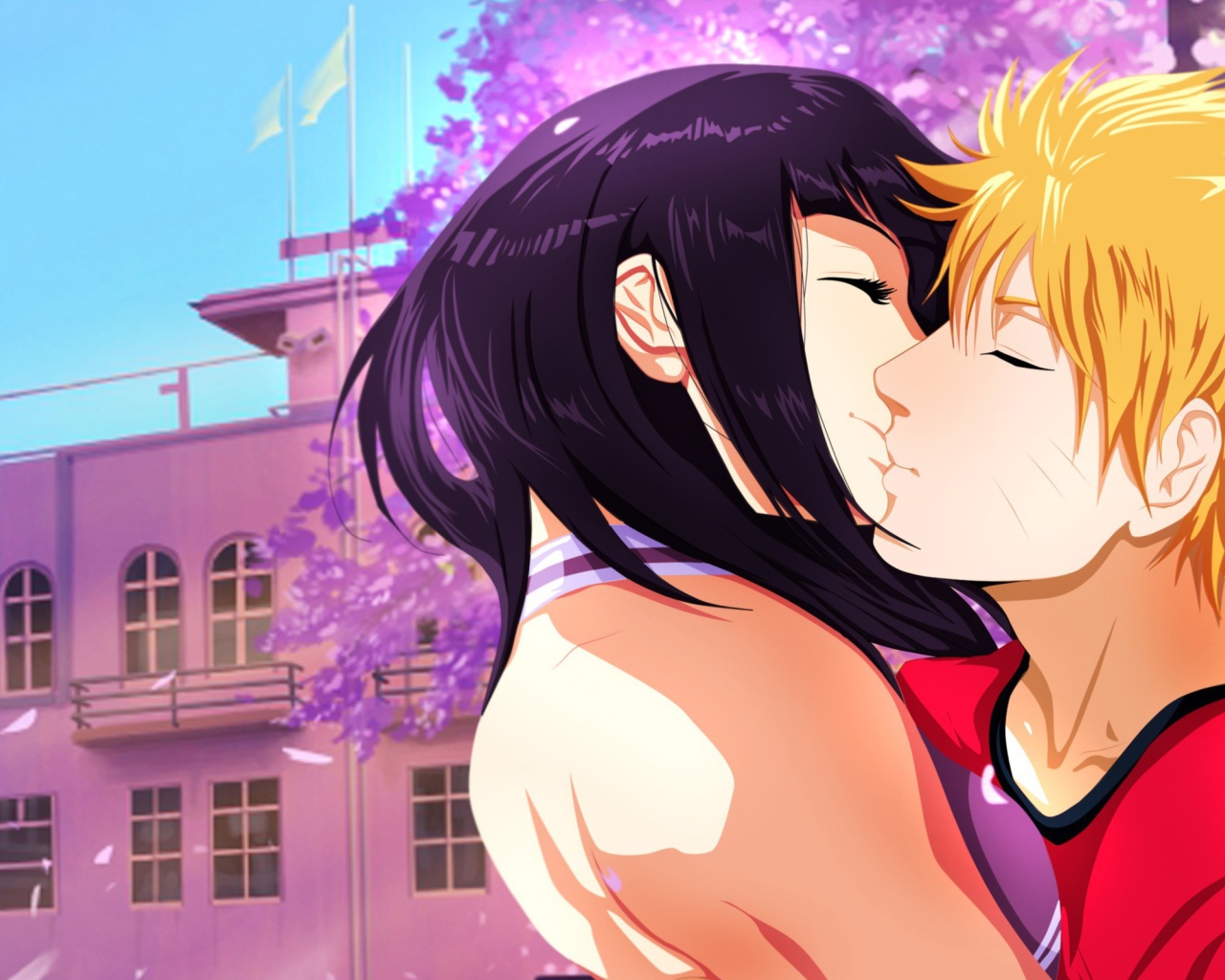 Влюбленная пара, аниме Наруто