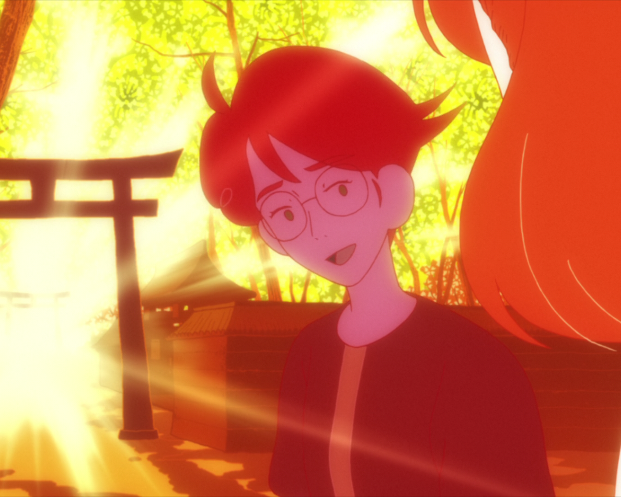 Акаши из аниме The Tatami Galaxy