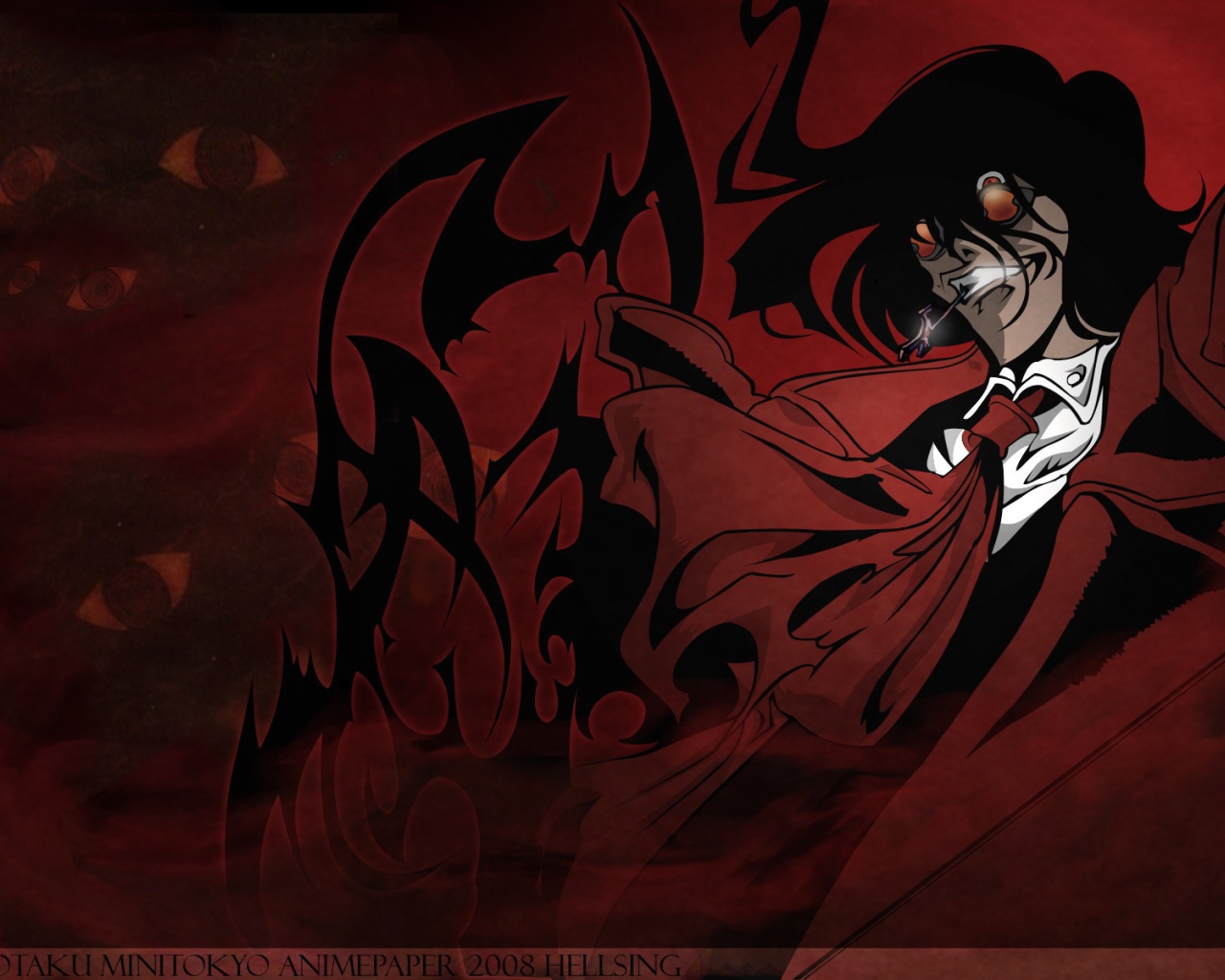 Алукард из аниме Hellsing