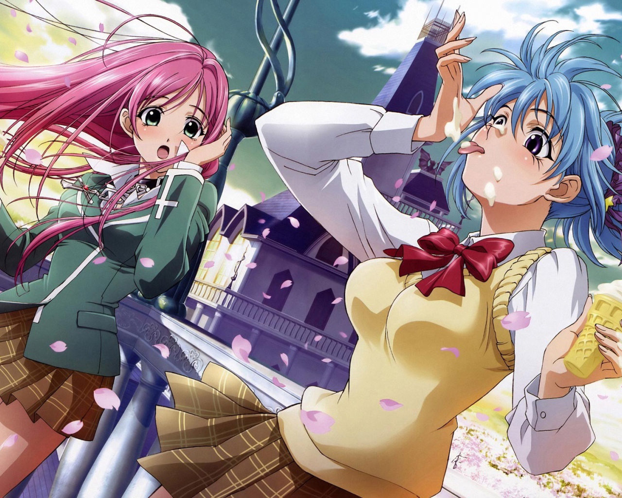 Персонажи аниме Крестик + Вампир