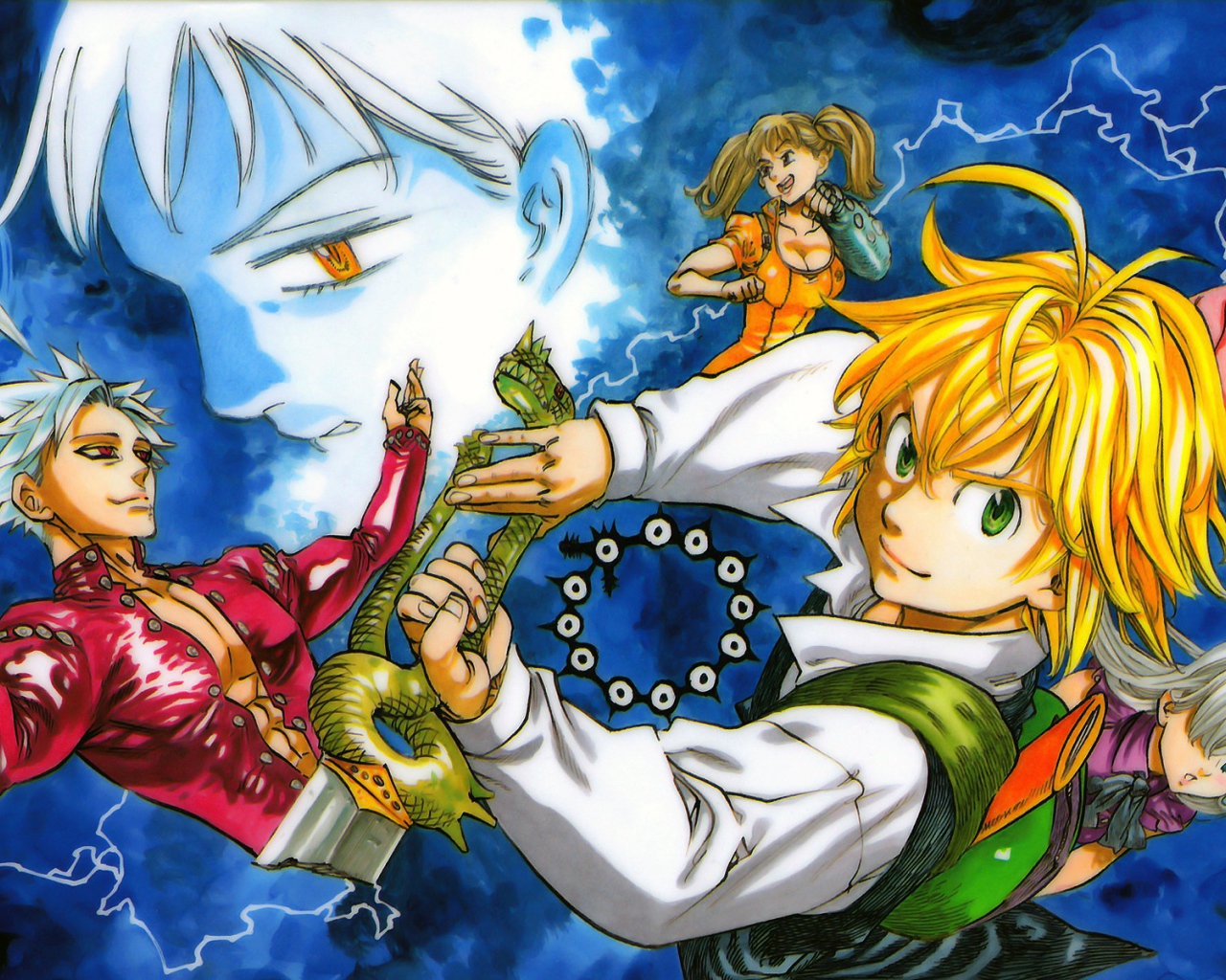 Персонажи аниме Nanatsu no Taizai