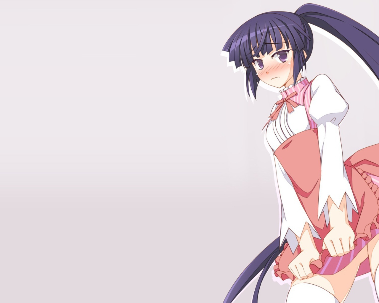 Девушка аниме Лог Горизонт