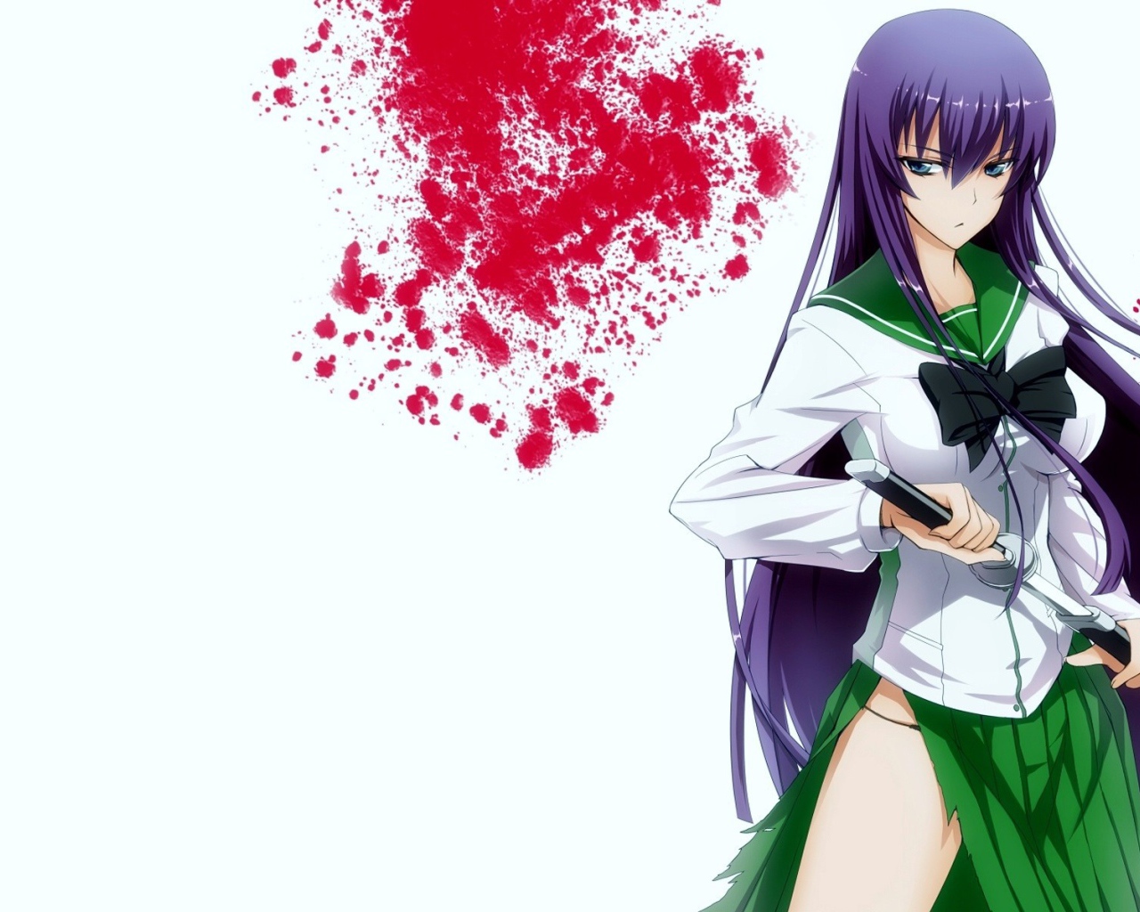 Девушка из аниме Школа мертвецов