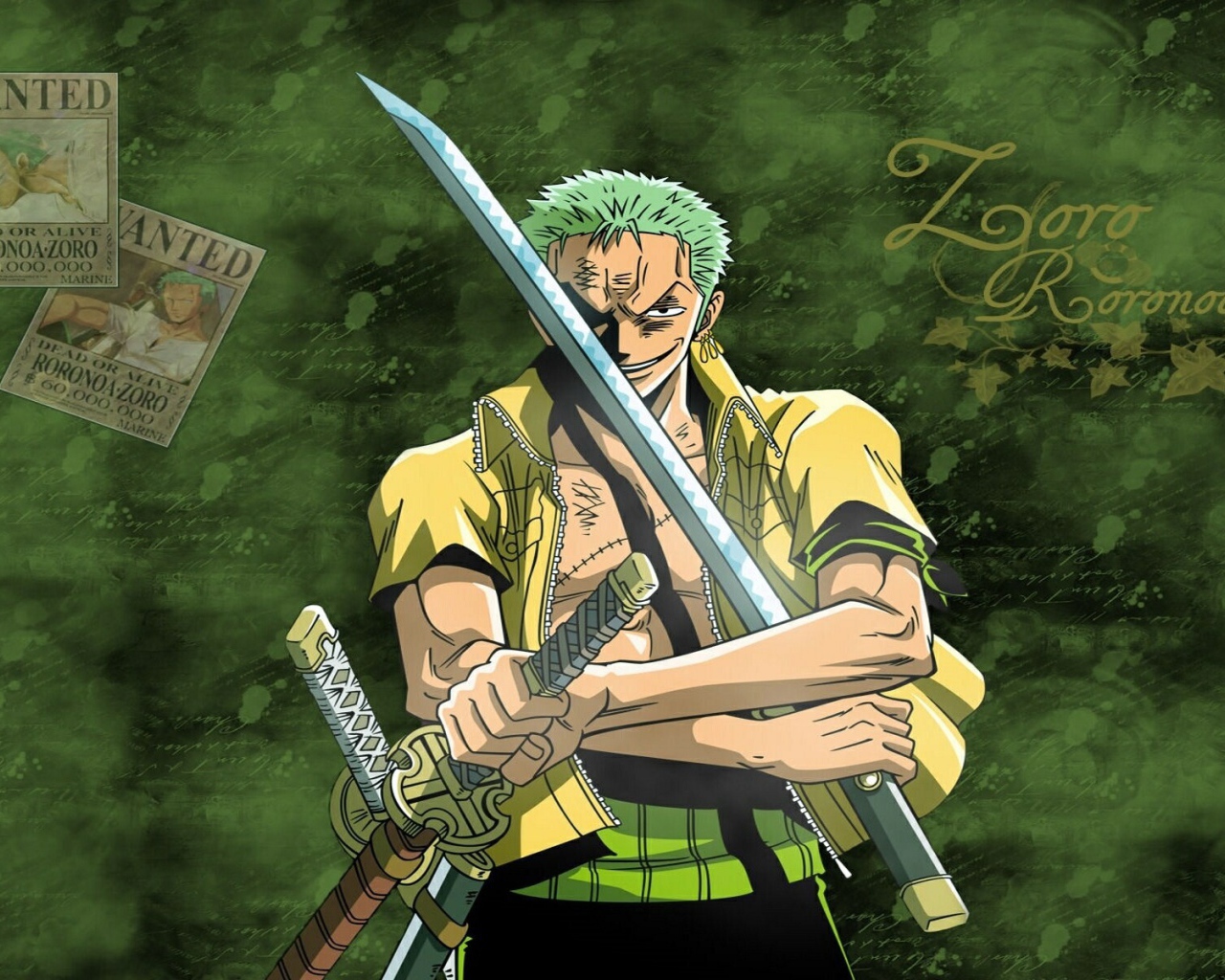 Персонаж аниме Ророноа Зоро