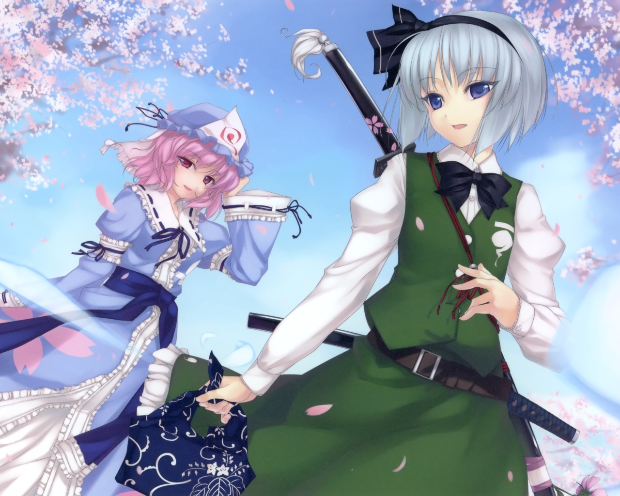 Герои аниме Saigyouji Yuyuko