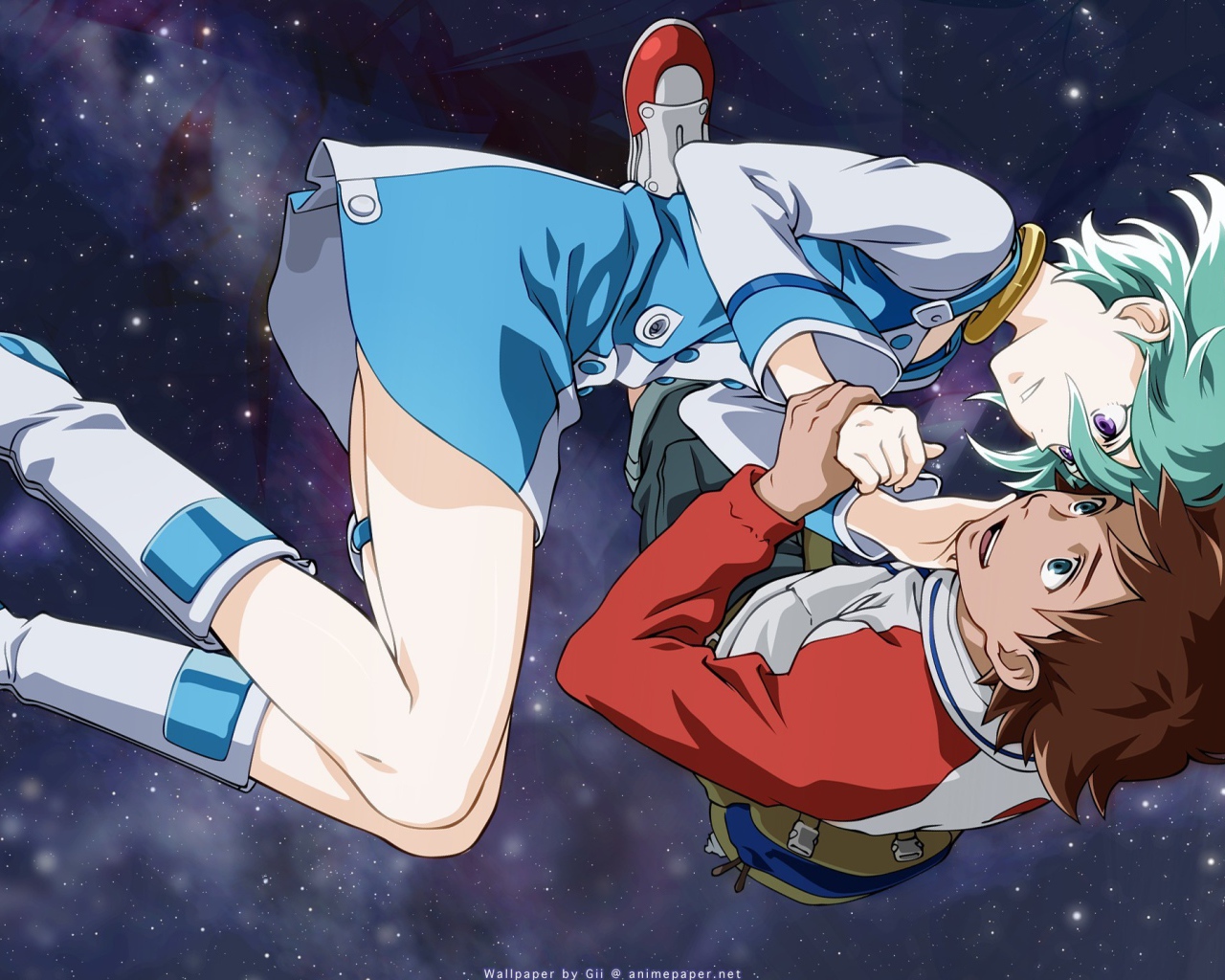 Аниме персонажи в невесомости, Eureka Seven