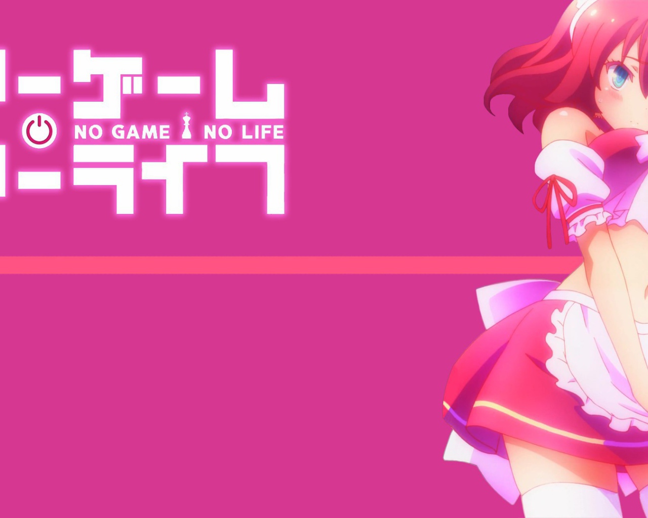 Аниме Игра на выживание, розовый фон