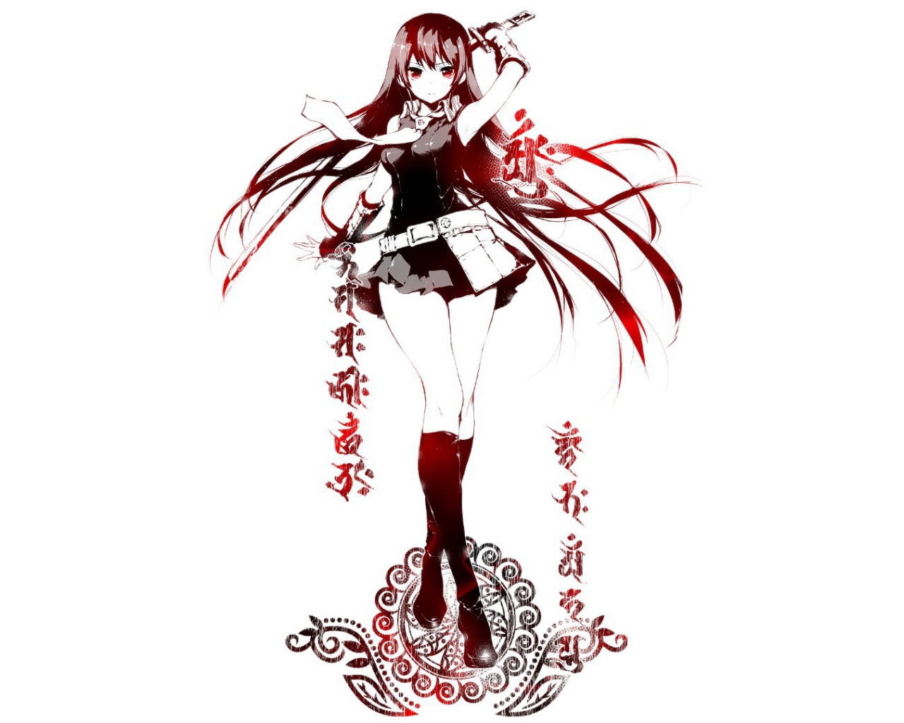 Девушка аниме Akame ga Kill