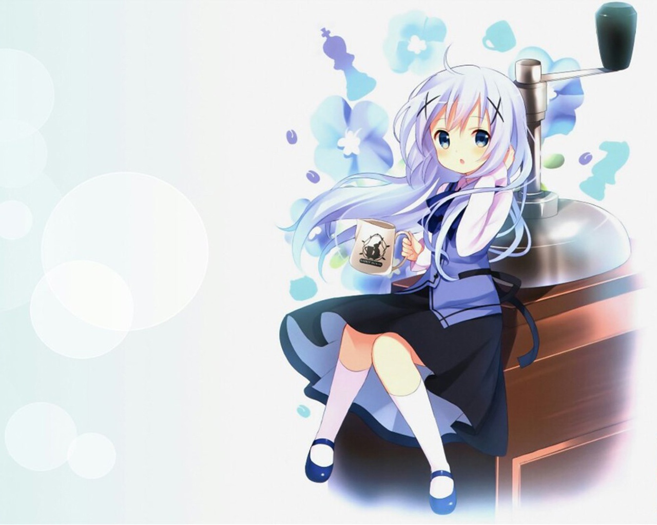 Девочка аниме Кафуо Чино