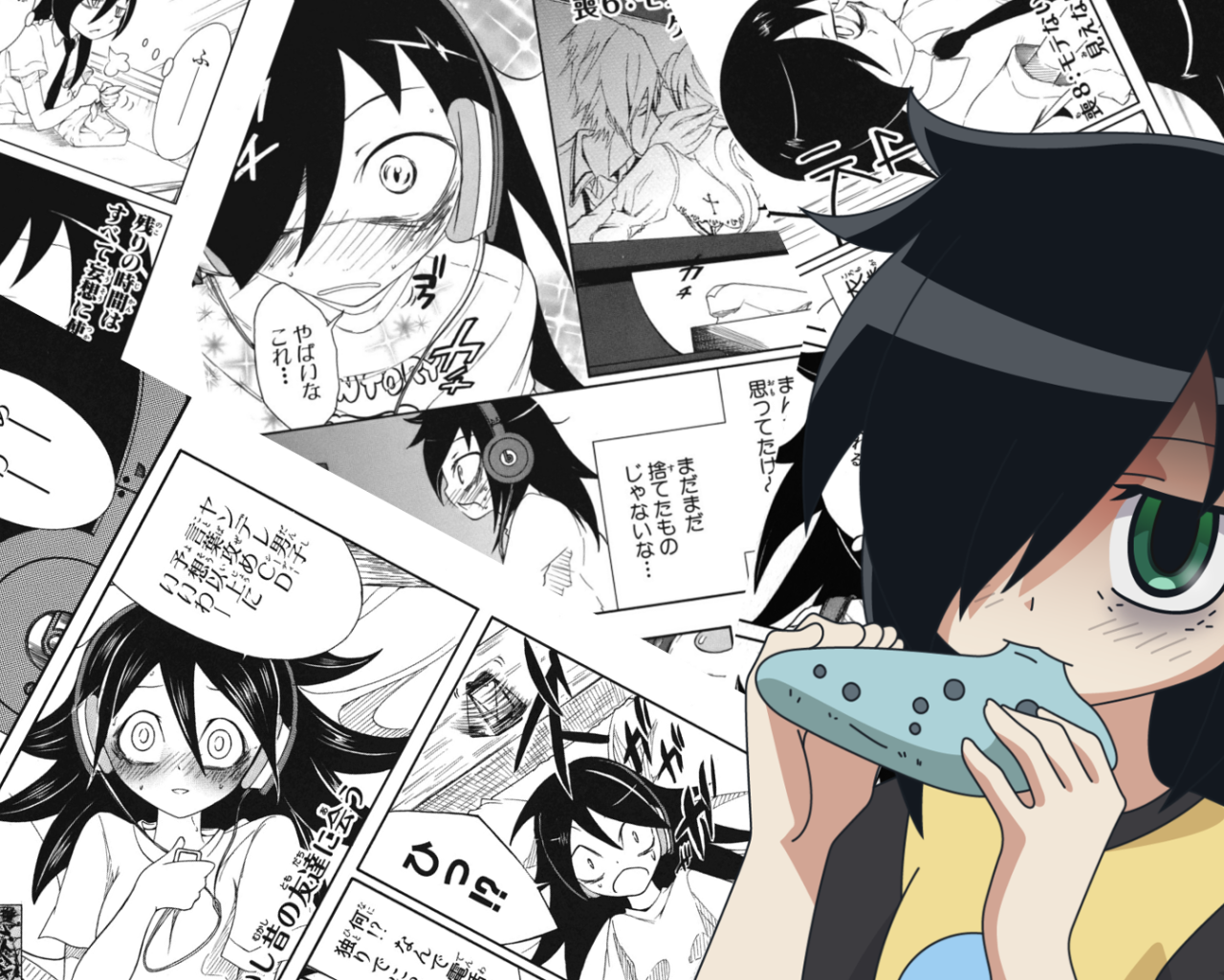 Девушка аниме Куроки Томоко