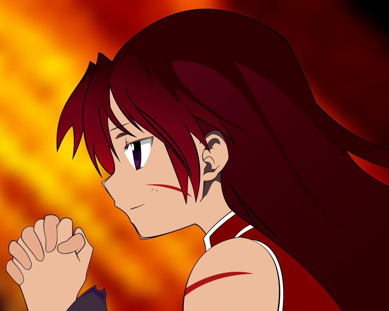 Аниме девушка Mahou Shoujo Madoka Magica