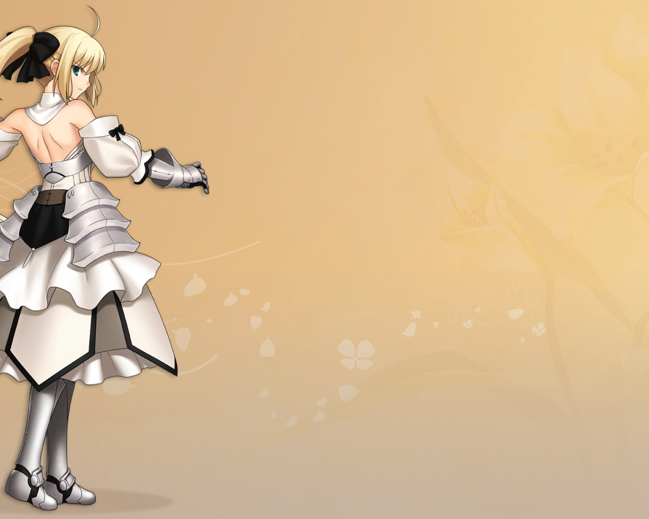 Девушка аниме Сабер Лили