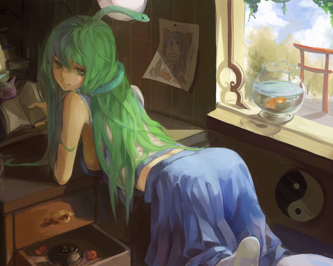 Anime girl Touhou Project