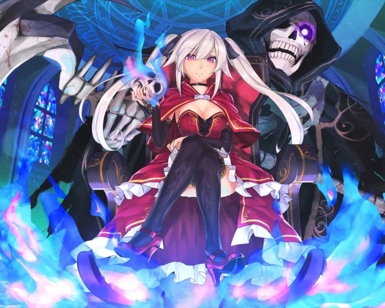 Аниме девушка владыка смерти