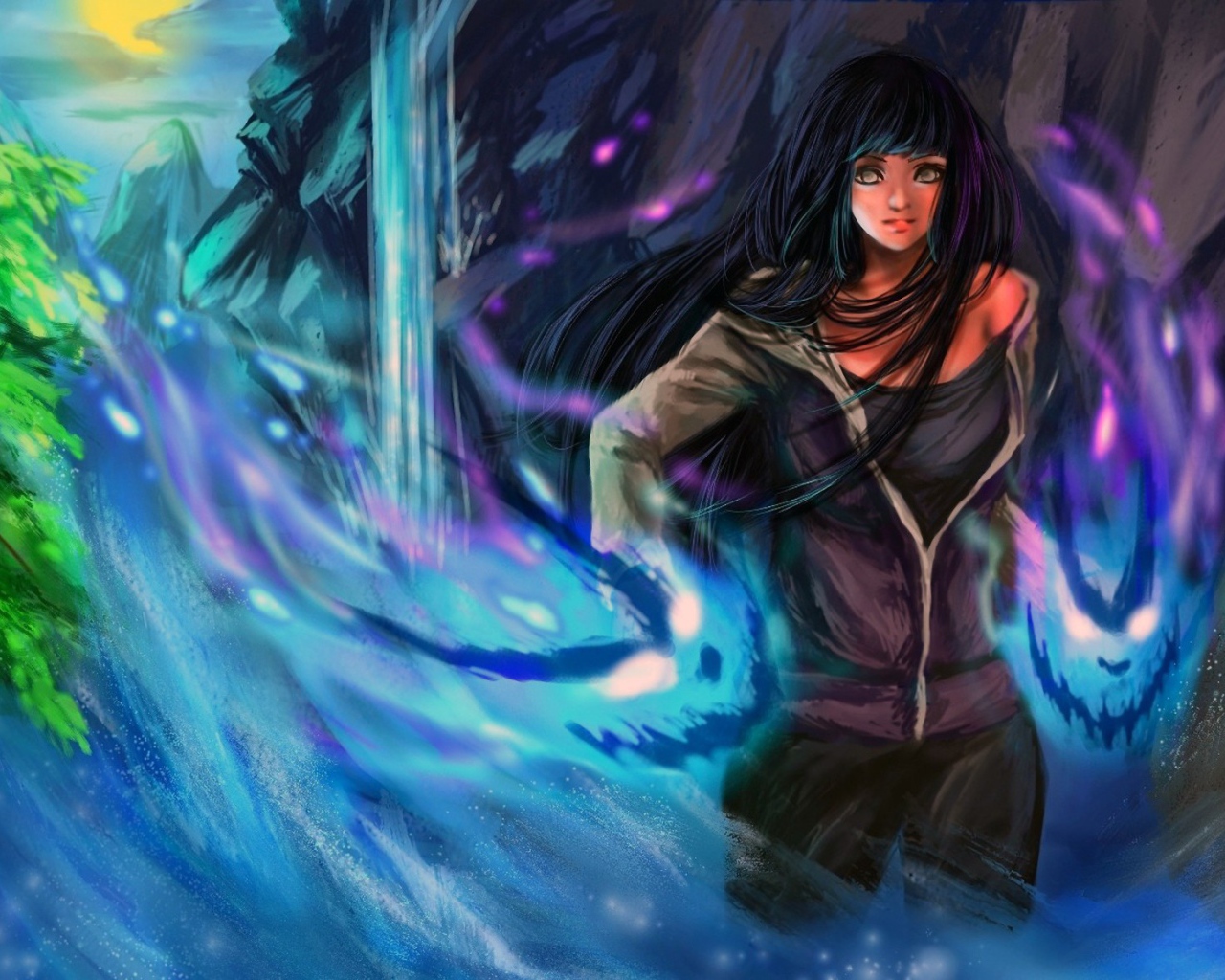 Девушка аниме из манги Naruto Shippuuden