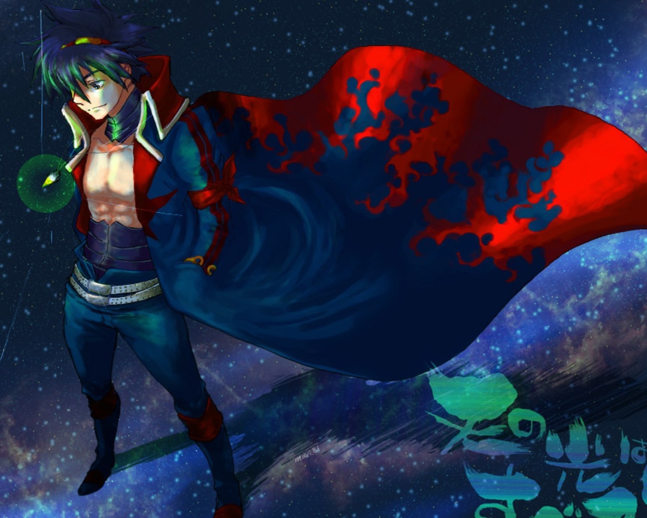 Герой аниме в плаще, Гуррен-Лаганн