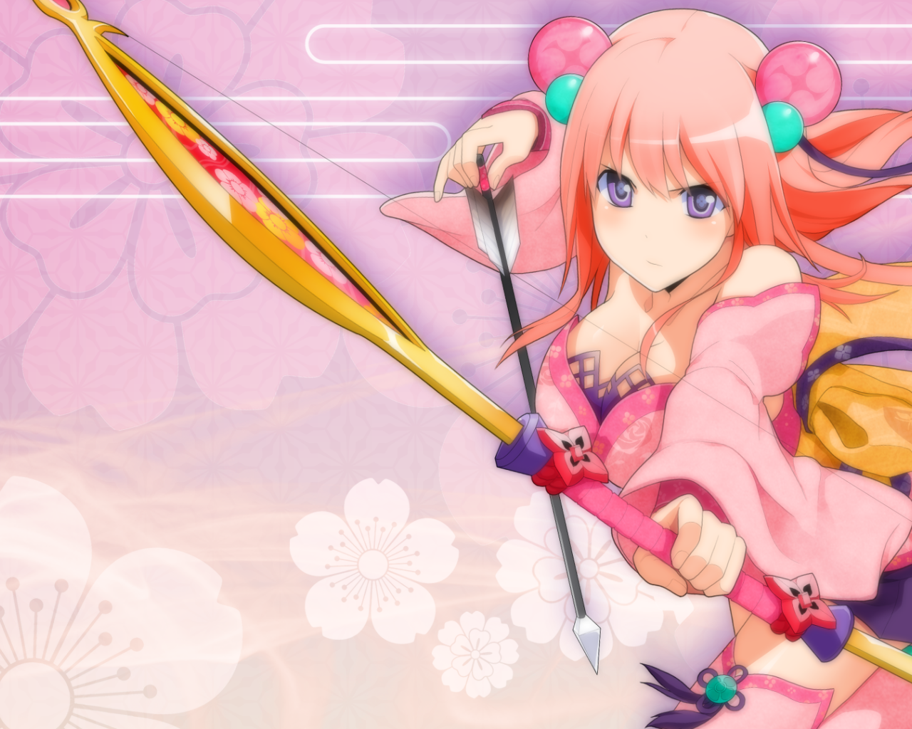 Лучница в аниме Onigirl