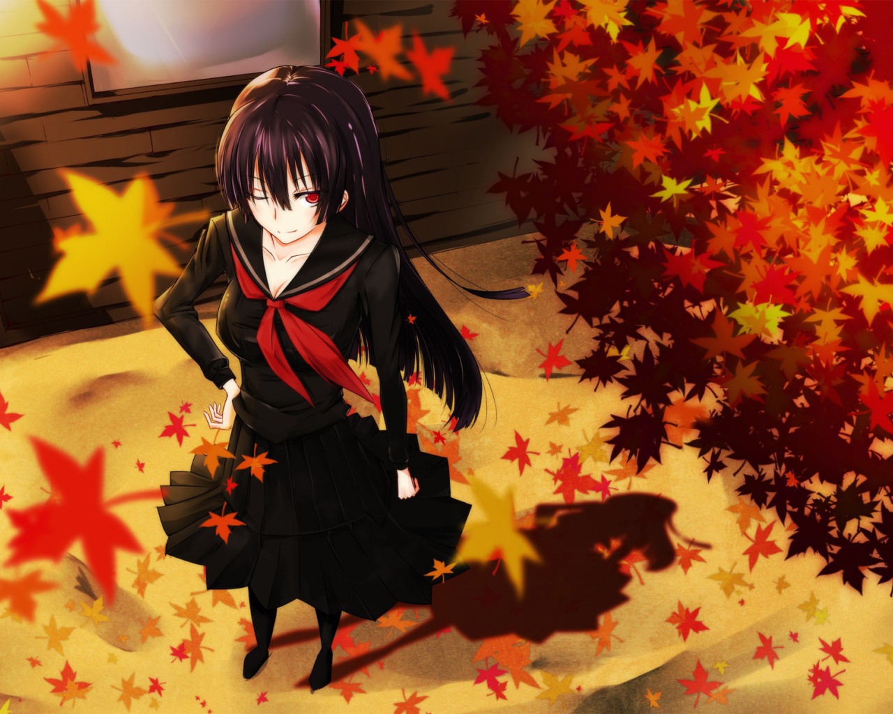 Осень в аниме Сумеречная дева и амнезия