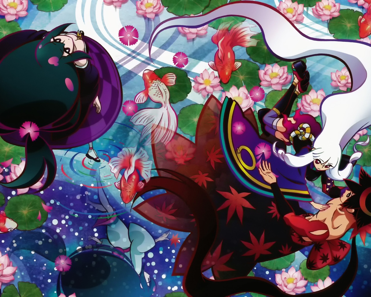 Красивое аниме Katanagatari