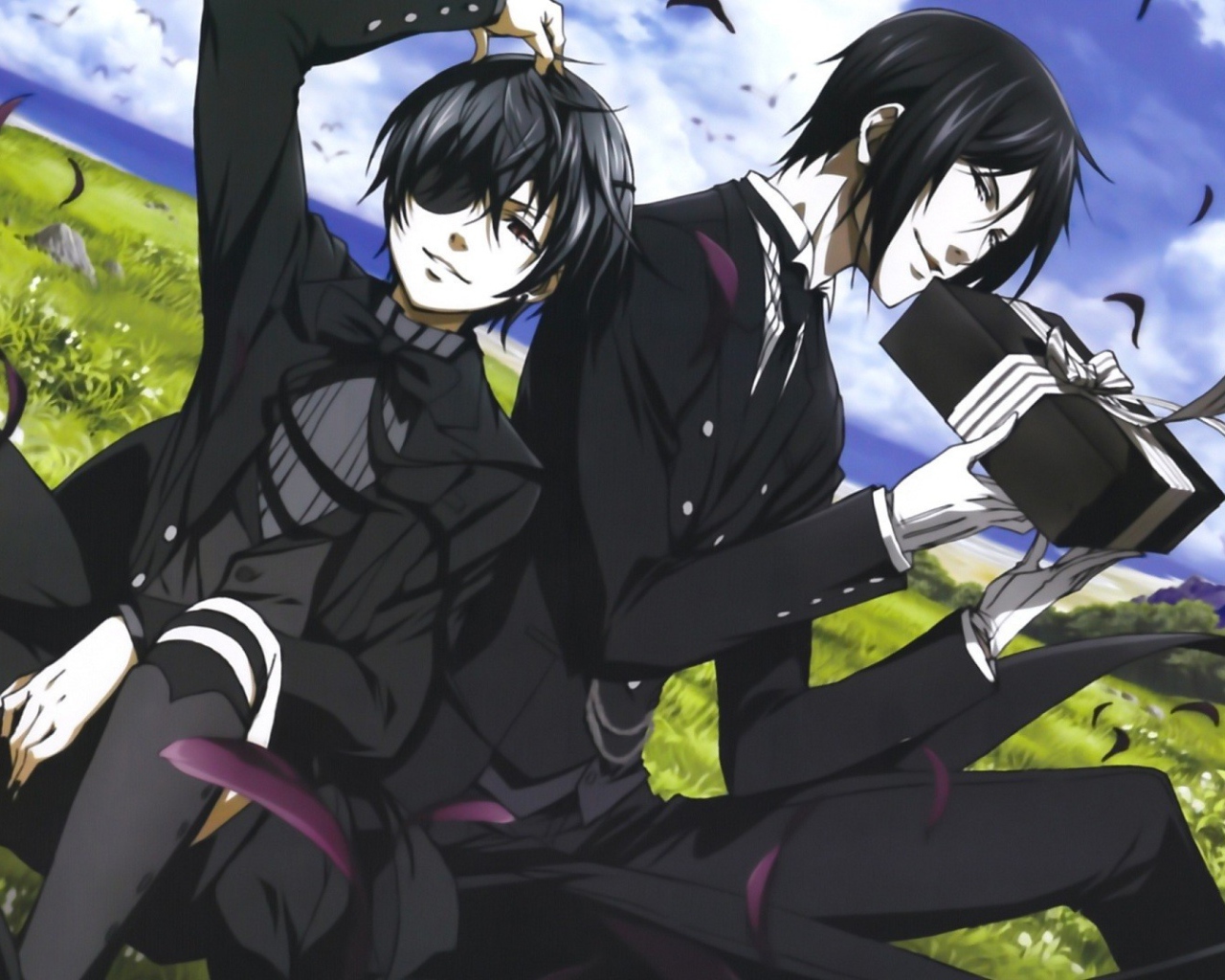 Черные герои манги Black Butler