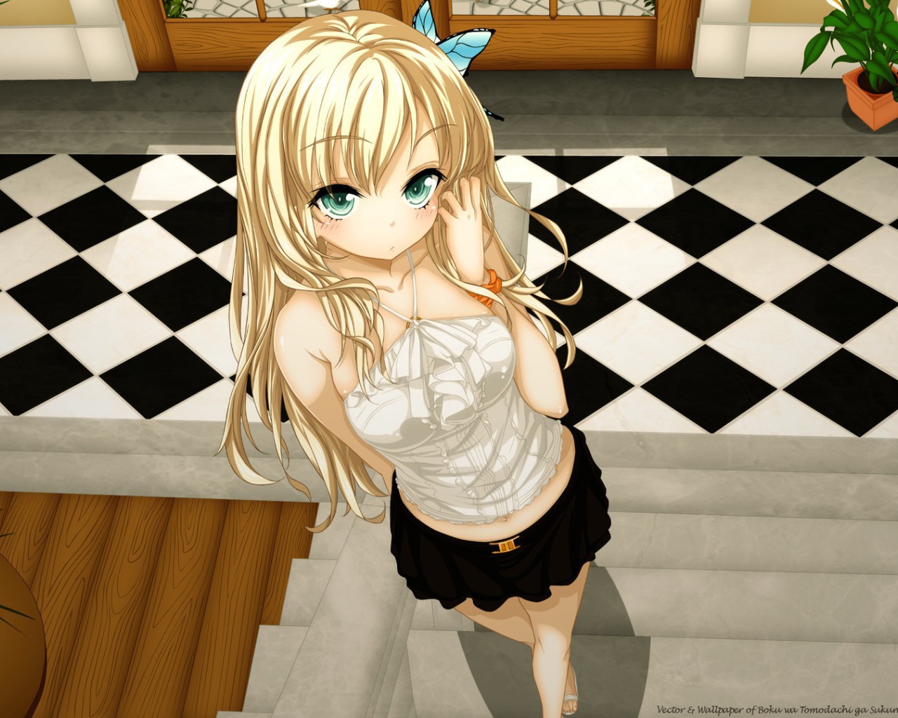 Блондинка в аниме У меня мало друзей