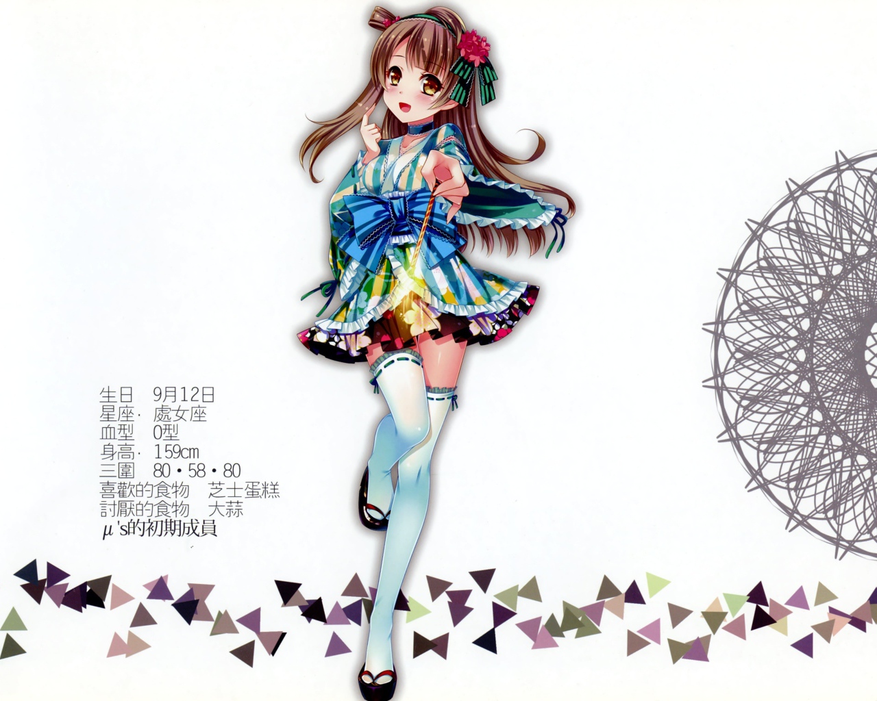 Персонаж аниме Love Live Минами Котори