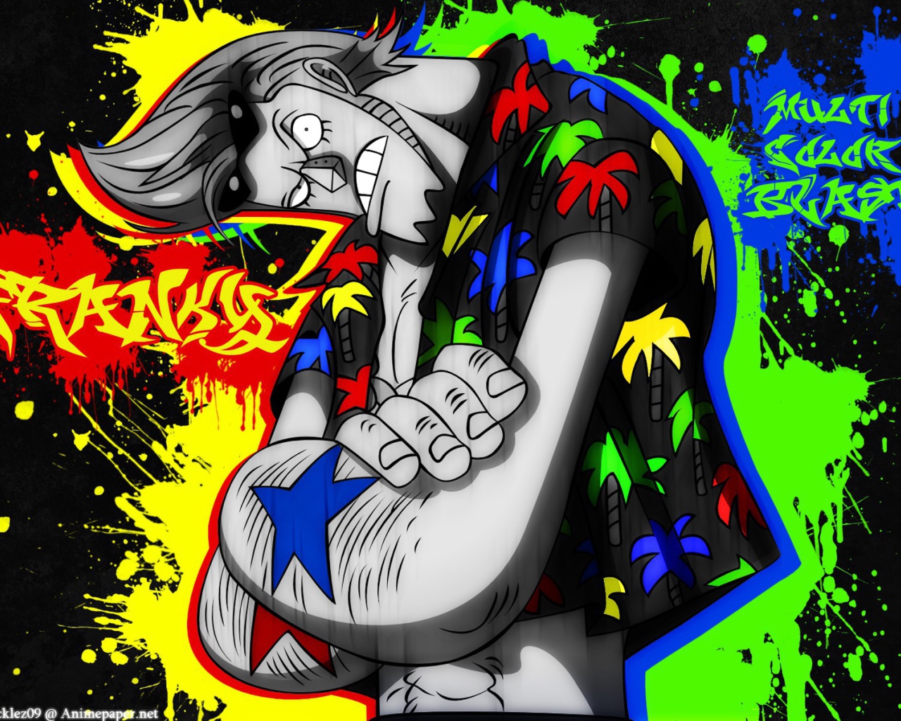 Персонаж Франки из аниме Большой куш