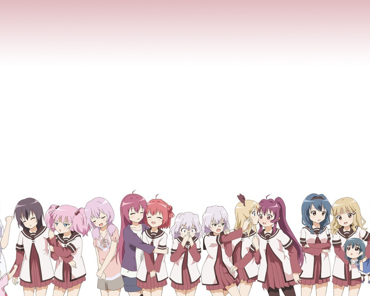 Персонажи аниме Юру юри