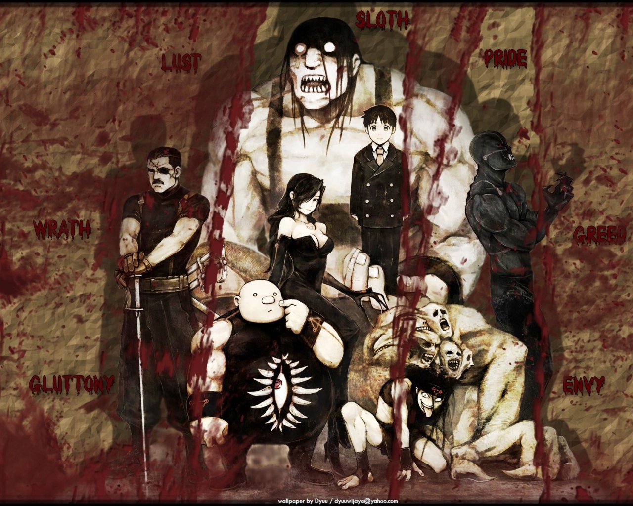 Персонажи из аниме Стальной алхимик