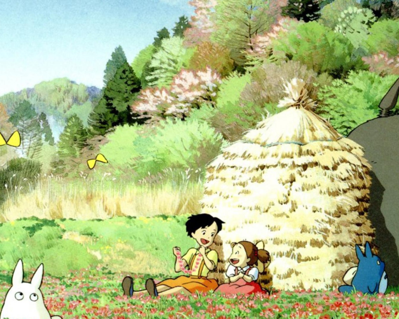 Дети в походе, аниме Мой сосед Тоторо