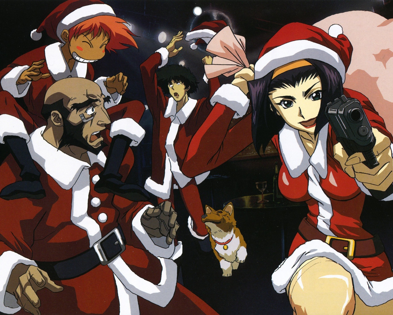 Новогодние преступники в аниме Ковбой Бибоп