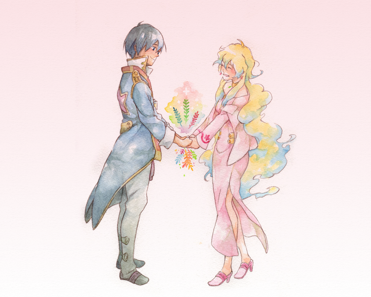 Влюбленная пара из аниме Гуррен-Лаганн